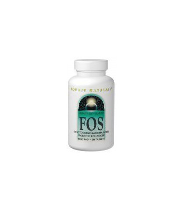 Source Naturals FOS Fructooligosaccharides 1000mg, 100 Tablets