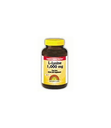 Nature's Life L-Lysine Tablets, 1000 Mg, 250 Count