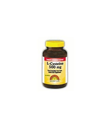 Nature's Life L-Cysteine Capsules, 500 Mg, 100 Count