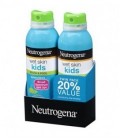 Neutrogena Wet Skin Kids Sunscreen Spray, Twin Pack