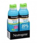 Neutrogena Wet Skin Kids Sunscreen Spray, Twin Pack