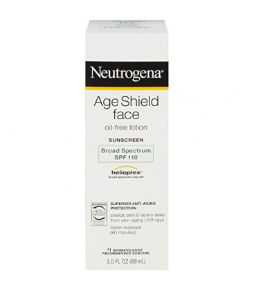 Neutrogena Age Shield Face Oil-Free Lotion Sunscreen Broad Spectrum Spf 110, 3 Fl. Oz.