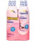 Coppertone WaterBABIES Sunscreen Quick Cover Lotion Spray SPF 50 Twin Pack (6 oz x 2)