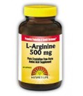 Nature's Life L-Arginine Capsules, 500 Mg, 100 Count