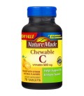 Nature Made Croquer saveur d'orange vitamine C comprimés 500 mg 70 ct