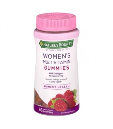 Nature's Bounty femmes multivitamines gélifiés à saveur de framboise - 80 CT