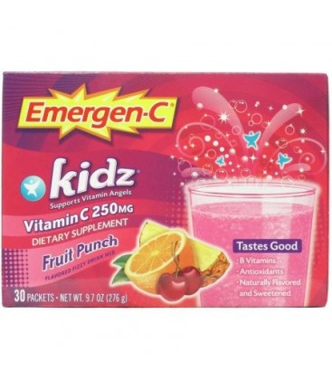 Emergen-C Kidz vitamine C Fruit Punch 30 CT