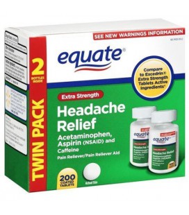 Equate - Headache Relief, Extra Strength, Acetaminophen, Asp