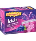 Emergen-C ® Kidz® raisin Vitamine C 250mg Complément alimentaire Drink Mix 30 à 033 onces. Packets