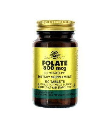 Solgar - Folate (Metafolin)800 Mcg, 100 tablets