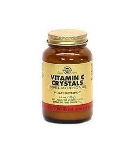 Solgar - Vitamin C Crystals, 4500 mg, 4.4 oz powder