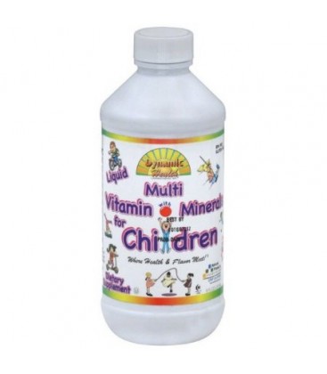 Dynamic Health multivitamines avec des minéraux pour les enfants liquide 8 FL OZ