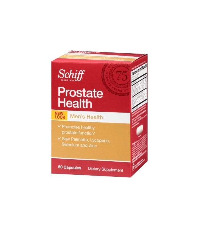 Schiff ® Santé 60 Ct Capsules Boîte Hommes Prostate 5684