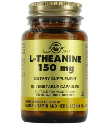 L-Theanine 150mg 150mg 60 capsules by Solgar