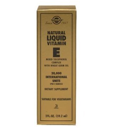 Solgar - Natural Liquid Vitamin E, 100 IU, 2 fl oz liquid