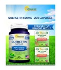 Pur quercétine Supplément 500mg - 200 Capsules - quercétine dihydraté pour soutenir la santé cardiovasculaire - Max Force p