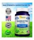 Pur quercétine Supplément 500mg - 200 Capsules - quercétine dihydraté pour soutenir la santé cardiovasculaire - Max Force p