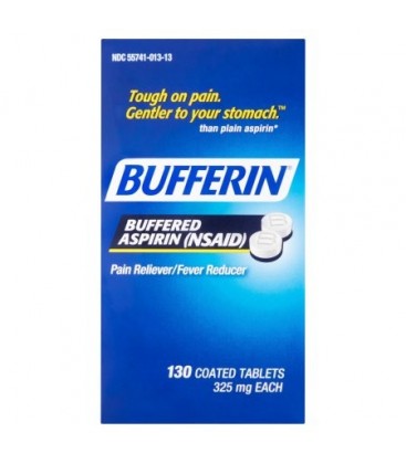 Bufferin Buffered aspirine (AINS) des comprimés enrobés 325 mg 130 count