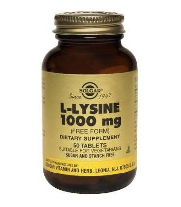 Solgar L-Lysine 1000mg (100 tabs)