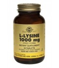 Solgar L-Lysine 1000mg (100 tabs)