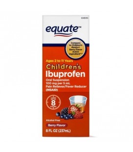 Equate enfants Ibuprofen Berry Suspension 100 mg 8 Oz