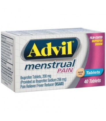 Advil menstruelles (40 Count) Analgésique - Fièvre Réducteur Tablet 200mg de sodium Ibuprofène Crampes menstruelles soulagem