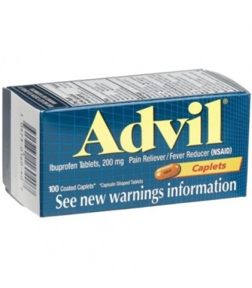 Advil Ibuprofen comprimés enrobés de 200 mg 100 ct