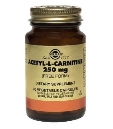 Acetyl L-Carnitine 250mg - 30 - Veg Cap