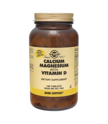 Solgar - Calcium Magnesium With Vit D, 150 tablets