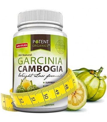 Pur Garcinia Extrait - 95% Capsules HCA - Le meilleur poids supplément de perte - non OGM - sans gluten et Gélatine Gratuit -