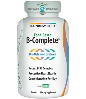 Rainbow Light B-Complete Food-Based Dietary Supplement Tablets, 90-Count Bottle (Pack of 2)