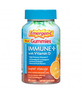 Emergen-C immunitaire - gélifiés (45 Count Super saveur d'orange) du système immunitaire de soutien à la vitamine C 500mg Co