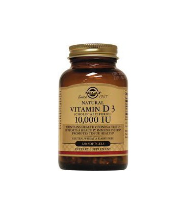 Vitamin D3 (Cholecalciferol) 10,000IU - 120 - Softgel