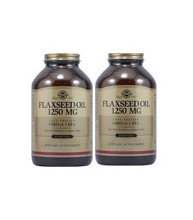 Flaxseed Oil 1250mg 250 SG 2-Pack