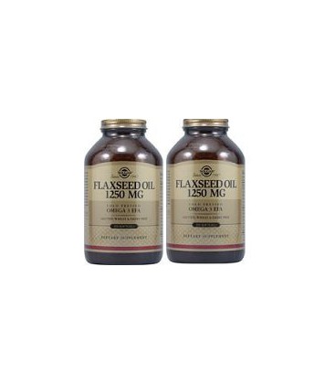 Flaxseed Oil 1250mg 250 SG 2-Pack