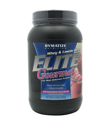 Dymatize Nutrition Gourmet Elite, Strawberries and Cream, 2-Pound