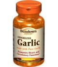 Sundown Odorless Garlic, Softgels - 100ct. Bottles, (Pack of 2)