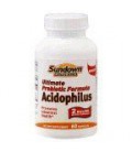 Sundown Naturals Acidophilus, Ultimate Probiotic Formula, Capsules 60 Ea (3 Pack) Total 180 Capsules