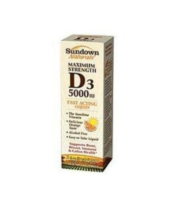 VIT D LIQ 5000IU SDWN , VITAMIN D3 ORANGE FLAVOR 2 OZ