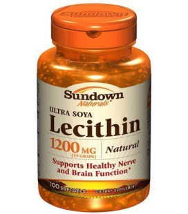 Sundown Soya Lecithin 1,200 mg Softgels, 100 ct