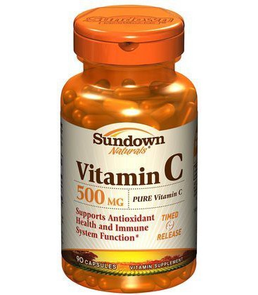 Sundown Vitamin C 500 mg Time Release Caps, 90 ct