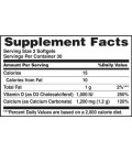 Sundown Calcium 1200+D, 600 mg, 60 Softgels (Pack of 6)