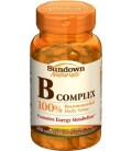 Sundown Vitamin B Complex, 100 Tablets (Pack of 6)