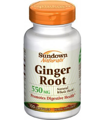 Sundown Ginger Root, 100 Capsules (Pack of 4)