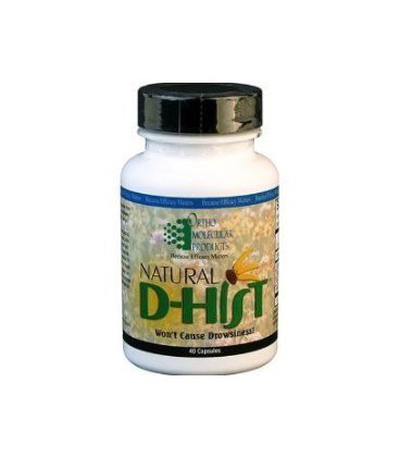 Ortho Molecular Product Natural D-Hist -- 120 Capsules