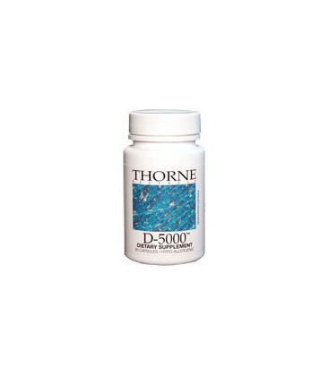 Thorne Research - D-5000 (5000 IU Preservative Free Vitamin D3) - 60's