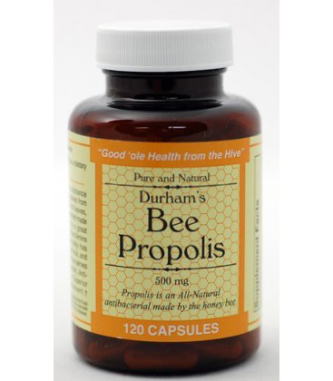 Durham's Bee Propolis 500mg 120 Capsules