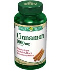 Nature's Bounty Cinnamon 1000mg, 100 Capsules (Pack of 3)