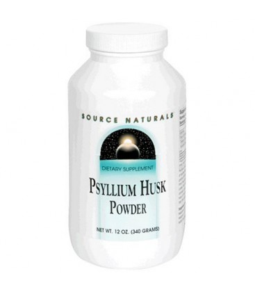 Source Naturals Psyllium Husk Powder, 12 Ounce (Pack of 4)