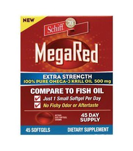 Schiff MegaRed Softgels, Extra Strength, 45 Count